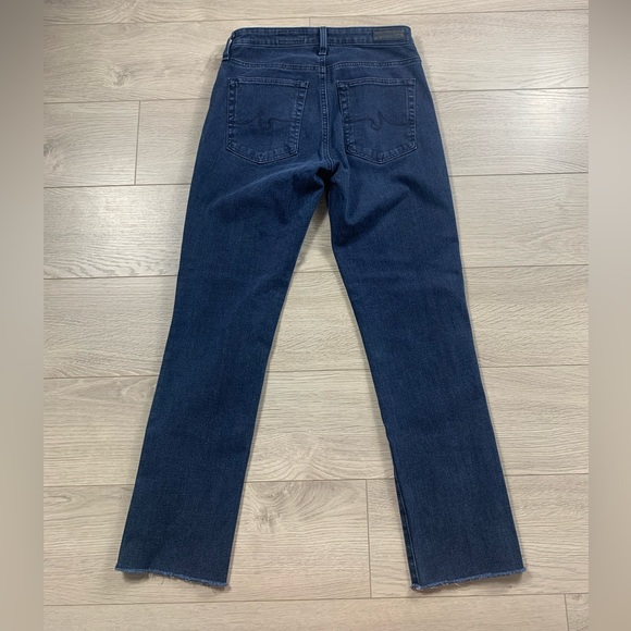 AG The Harper Essential Straight Raw Hem Ankle Jeans - Picture 2 of 11